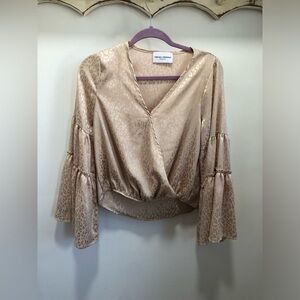 Chelsea Freeman Collection Silky Leopard Top